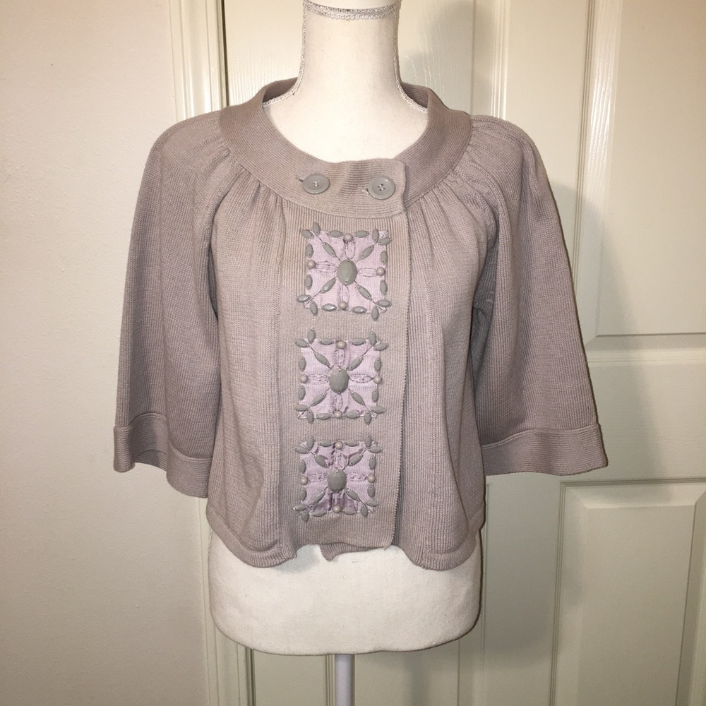 ELLE Embellished Cardigan - Picture 1 of 8